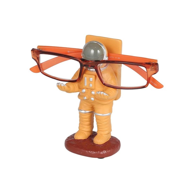 Dulton NB-0628OR Astronaut Glass Holder, Orange, Holds Precious Glasses, Glasses