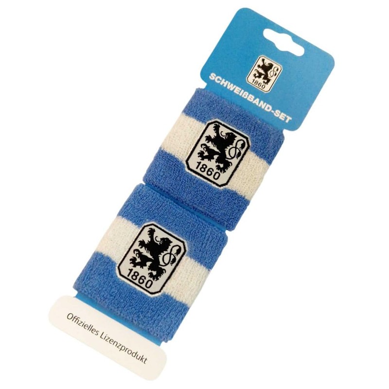 TSV 1860 München Sweatband – Blue/White – Set of 2