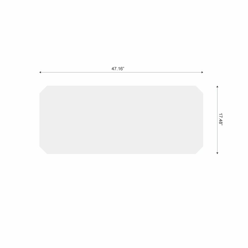 HSS 18" x 48" Opaque Wire Shelf Liners - 5