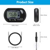 DaToo Aquarium Thermometer with Large LCD Display Fahrenheit/Celsius(℉/℃) Fish Tank