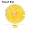 Rebower 6 Pcs Yellow Paper Flowers, 12" 3D Tissue Paper