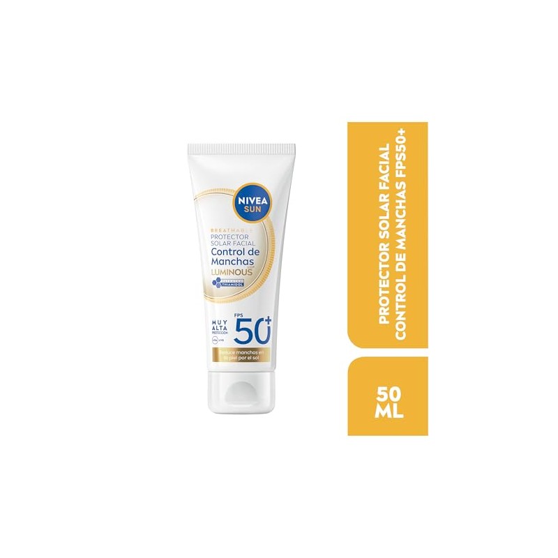 Protector Solar Facial NIVEA SUN Control De Manchas Luminous 630°