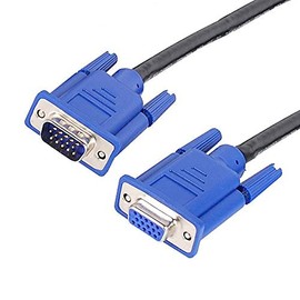 axGear VGA Extension Cable 6Ft LCD TV Monitor Male to Female 15-pin Cord (NOT for Direct Computer to Monitor/TV)
