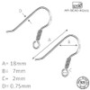 My-Bead 10 Pairs of Earrings 18 mm 925 Sterling Silver