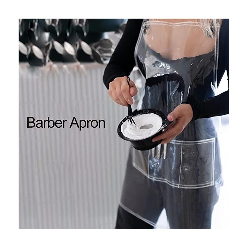 MIKI WELL Cross-back Adjustable Apron With 3 Pockets Hair Salon