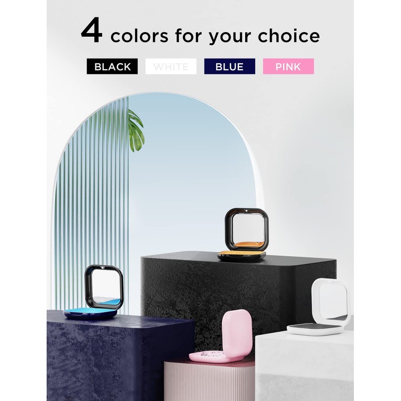 C.WEST Mouthpiece Case, Denture Case, Retainer Case (Pink+Matte Type)