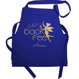 Geschenk mit Namen personalisiert by Shirtracer - Apron - Baking Apron Women - Back Fairy I Backfee I Gift Baking I Hobby Baker, 4 Royal Blue