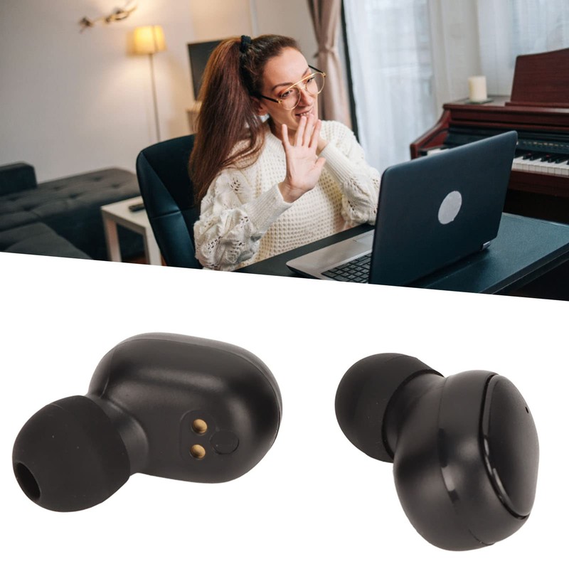 ASHATA True Wireless Earbuds, Wireless Earbuds Bluetooth 5.2 In-Ear-Kopfhörer Integriertes Mikrofon,