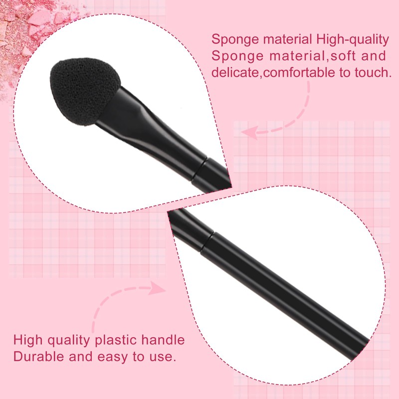 JOCEMY 30 PCS Professional Disposable Dual Side Sponge Eyeshadow Brush,