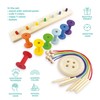 Ulanik Bobbin Set Rainbow, Montessori Toy from 3 Years, Baby