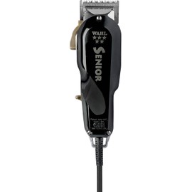 Wahl Professional 5 Star Series Senior Clipper #56291 ideal para estilistas y barberos profesionales V9000 motor electromagnético negro - carcasa inferior de metal de aluminio