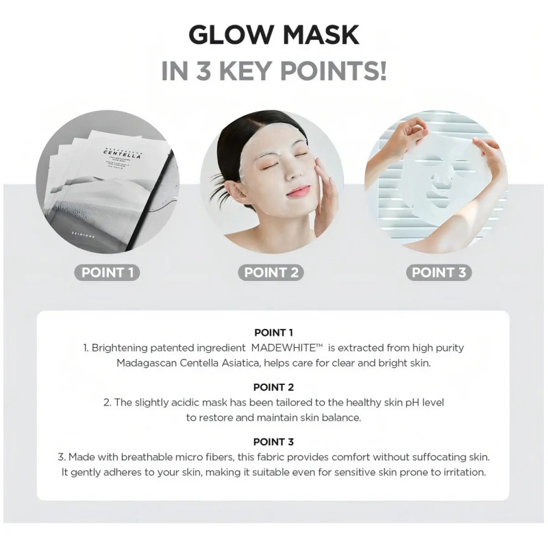 Skin1004 tone brightening glow mask mascarilla iluminadora tipo de piel