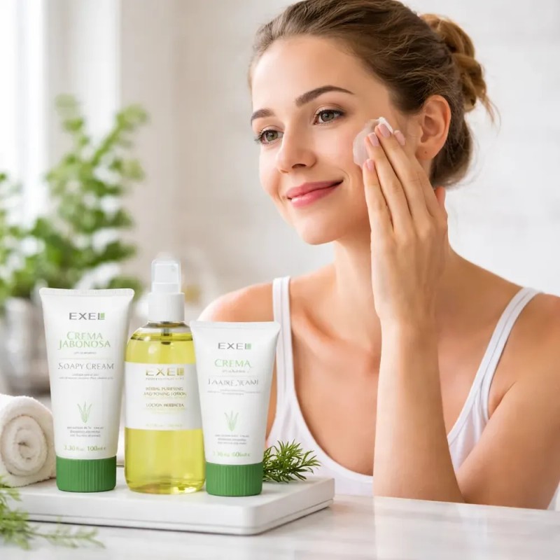 Kit Cremas Faciales Anti Acné Espinillas Ritual Exel
