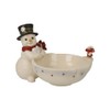 Snowy Winter Bowl - Snowmen Christmas