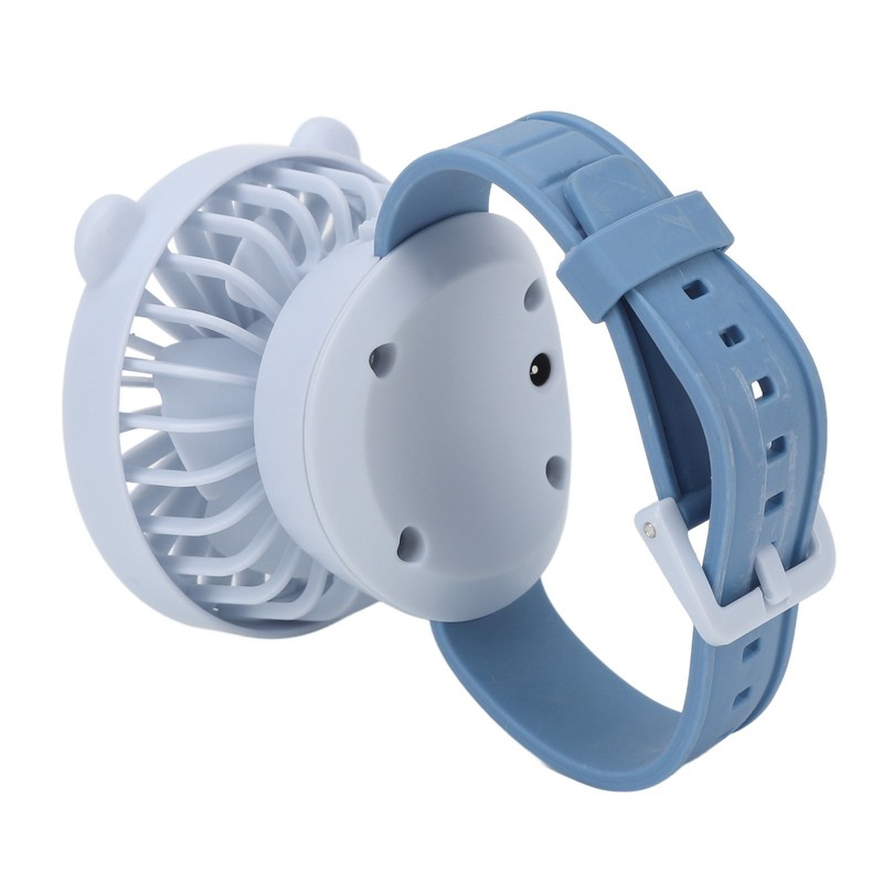 Protable Watch Fan with Adjustable Wristband Children Cartoon Electric Fan