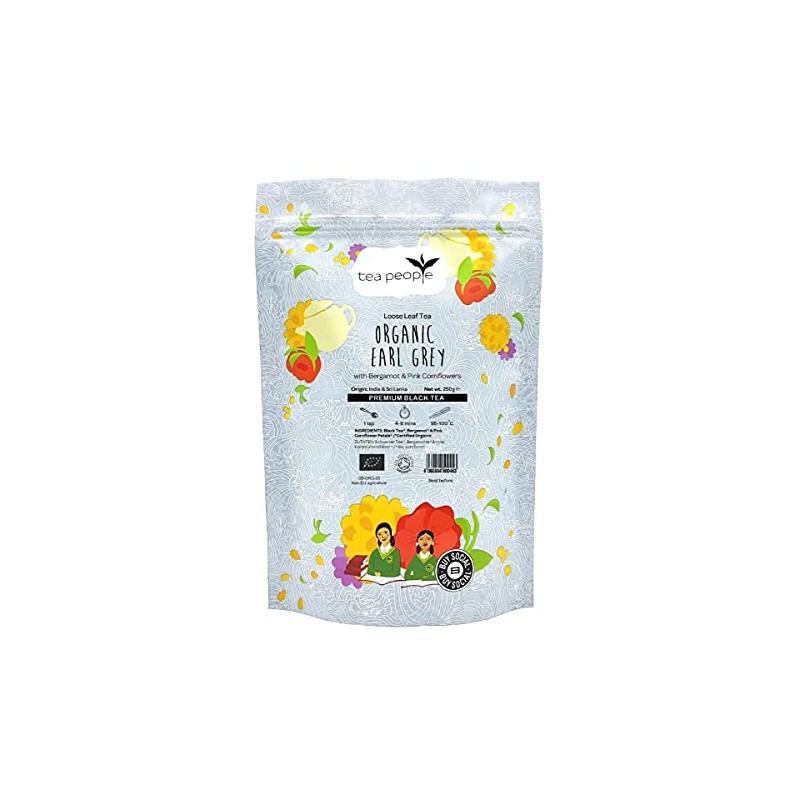 Tea People Organic Earl Grey - 250g Refill Pack