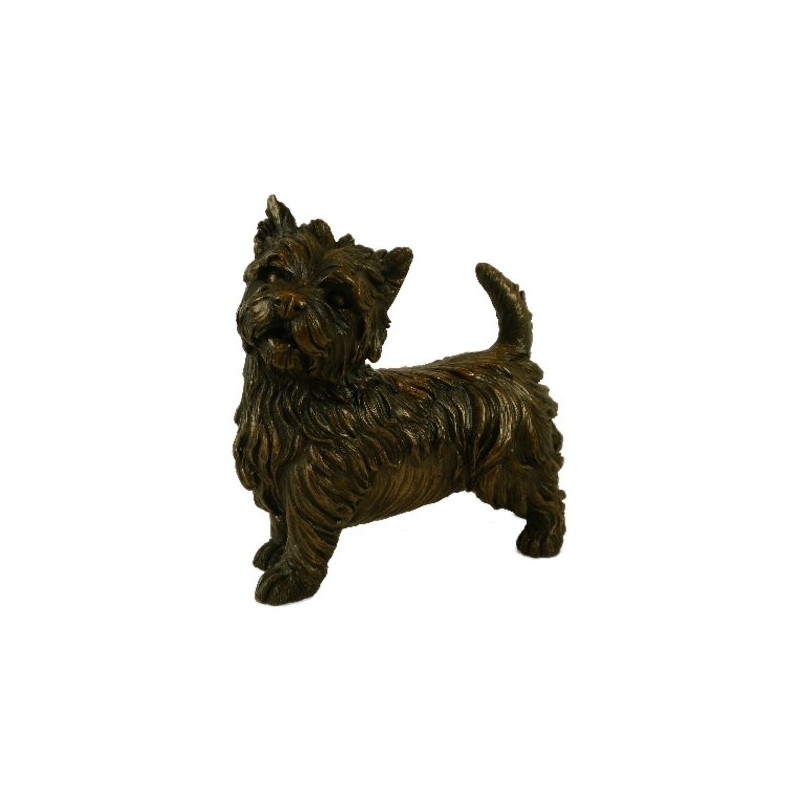 Bronze Sculptures Bronzed West Highland Terrier Dog SCULPTURE