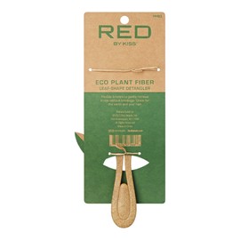 RED Detangling, Hair Brush, Eco-Plant Fiber Detangler Brush for Women and Men, Vented Hairbrush with Ball Tipped Bristles, Detangler for All Type Hair