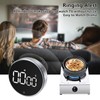 Magnetic Digital Kitchen Timer with LED Display, 3-Level Volume Adjustable