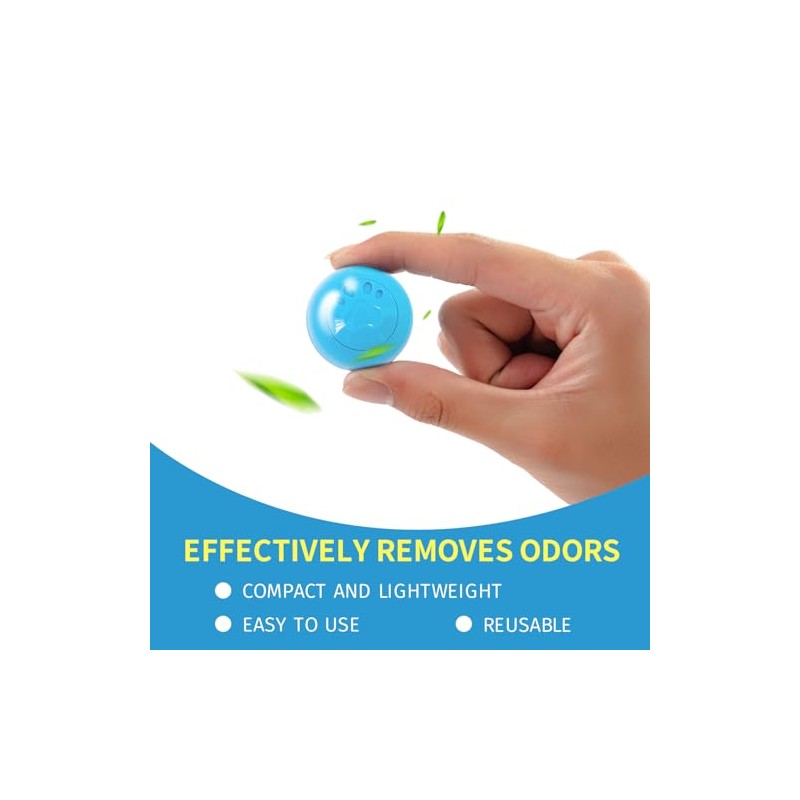 MAXIMILIAN Shoe Deodorizer Balls - Odor Eliminator for Fresh Footwear