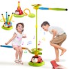 Powza 5 in 1 Musical Jump Toys, Toss Ring Game
