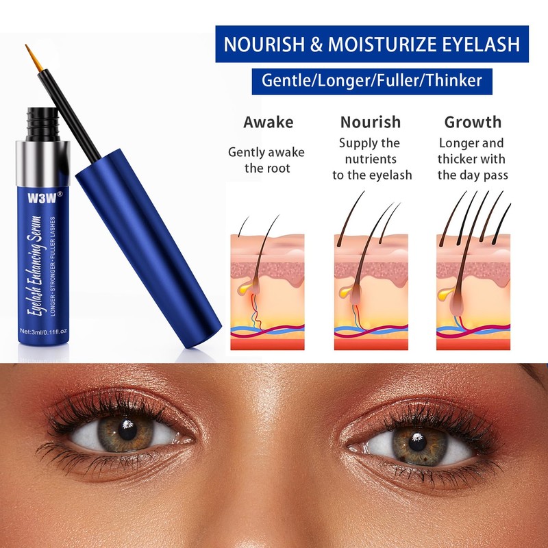 W3W Eyelash Growth Serum 3ml Lash Enhancing Serum Lash Growth