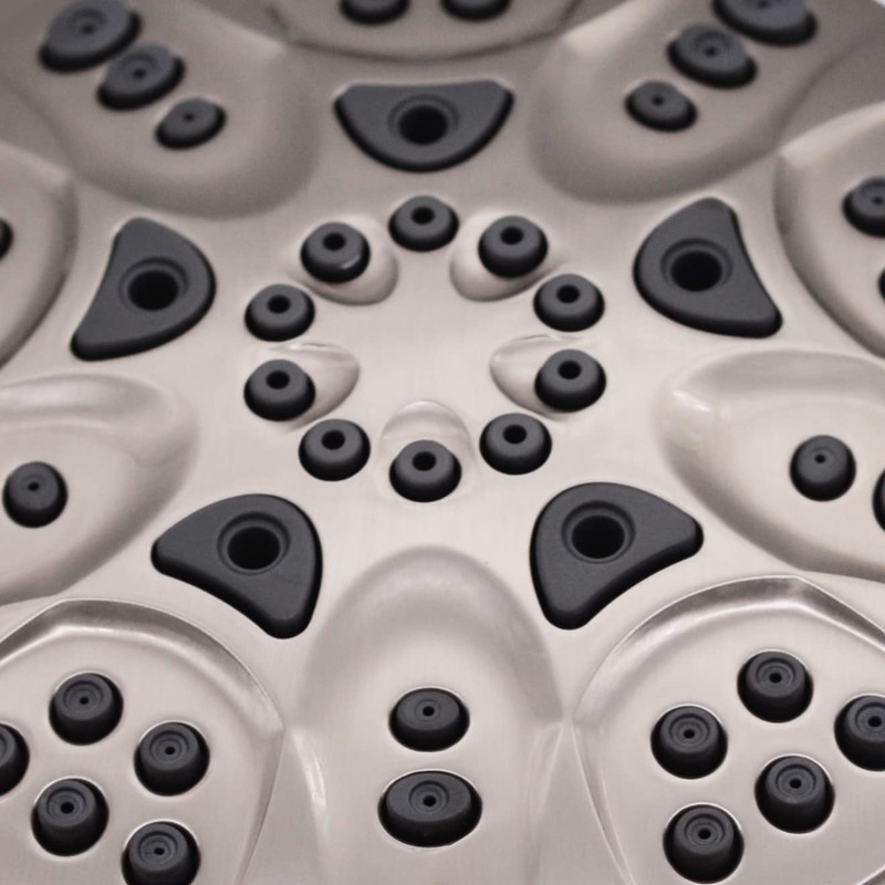 Westbrass HSF6701-07 5" Round Thin 6-Function Filtered Adjustable Spray Hand