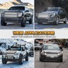 XRIDONSEN 2PCS 24 inch Truck Grill Strobe Lights Strip 288