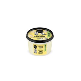 Natura Siberica Organic shop Banana & Jasmine Hair Mask, Hair mask for fast volume, Organic Jasmine & Banana, 250ml.