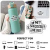 3 Pcs Me Sarcastic Never Stickers – Funny Sarcastic Quote
