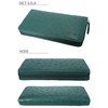 Bliss Leather Genuine Ostrich Long Wallet, Round Zip, YKK Luxury