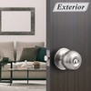 Probrico (5 Pack keyed Alike Locks, Entry Door Knobs Exterior,