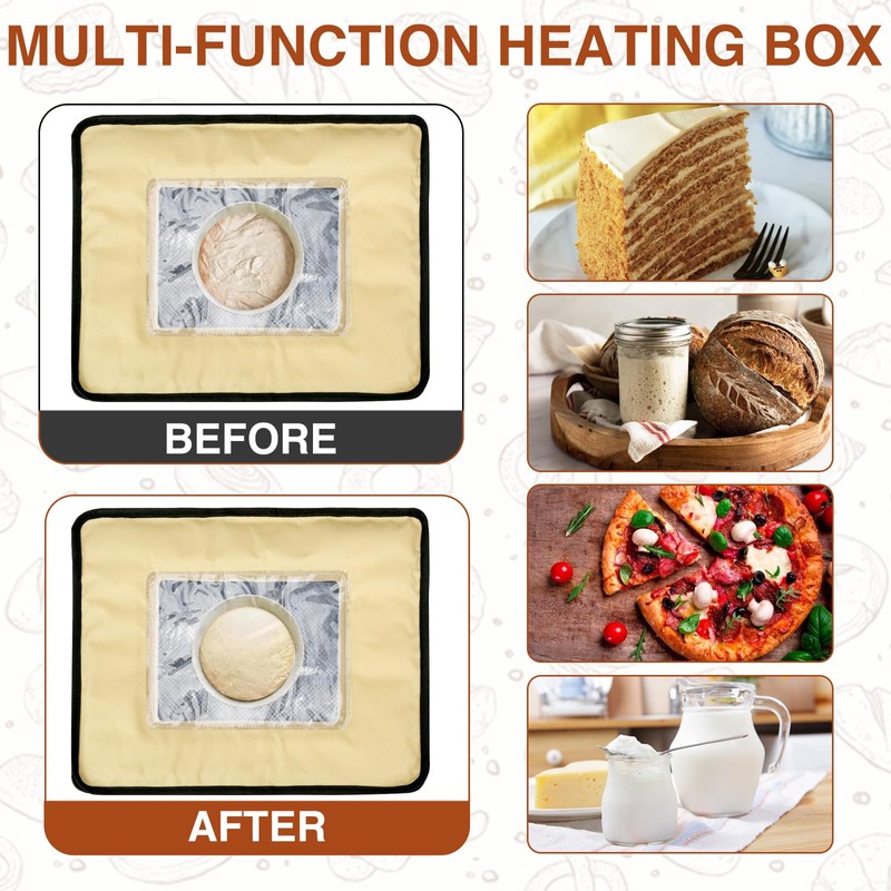 BLUBYEES Bread Proofing Box with Heater for Precise Temperature Fermentation,