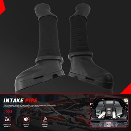 Bomunik 2 PCS Air Cleaner intake Duct Hose Pair LH & RH For Benz 2011-2017 E550 Cls550 E63 AMG M278 Peat # 2780902082,2780905182