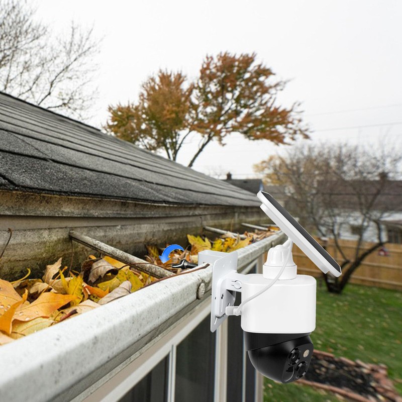 Metal Gutter Mount Compatible with Eufy SoloCam S340, E30, Eufy