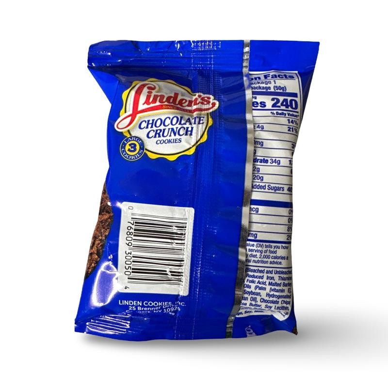 Linden's Cookies: Butter Crunch, Chocolate Chip and Chocolate Crunch |