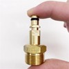 Michear High Pressure Washer Adapter,Hose Adapter Quick Connect, Brass M22