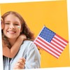 CAXUSD Pcs Mini USA National Flag American Hand Held Flags