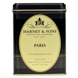 Harney & Sons Paris Tea | 7 oz Loose Leaf Black Tea w/ Caramel and Fruit Flavors