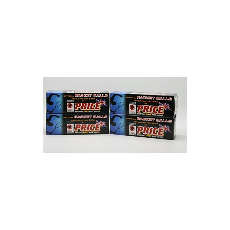 Price's Blue Racket balls(12 balls - 4 boxes of 3