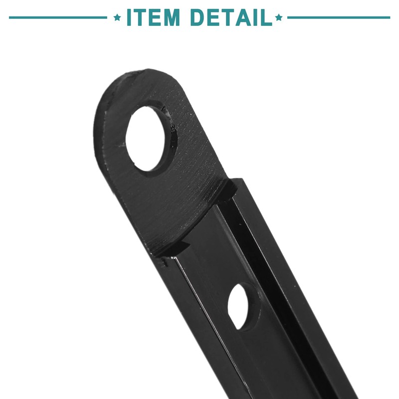 ACROPIX Exhaust Muffler Mounting Hardware Adjustable Motorcycle Hanger Universal Black