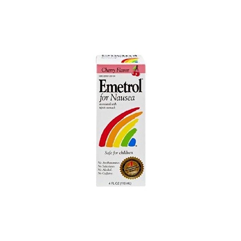 Emetrol Nausea Multivitamin, Cherry, 4 Fluid Ounce (Pack of 6)