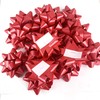 Worlds Red Confetti Gift Bows Star Gift Bows for Christmas