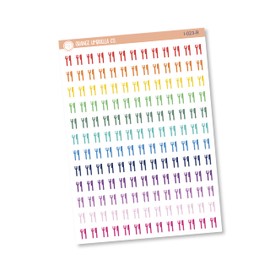 Fork and Knife Icon Planner Stickers | Meal Tracking Labels | I-023-R