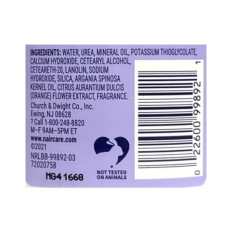 Nair Hair Remover Glides Away Nourish with Argan Oil 3.3