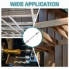 sourcing map 5pcs Double Ended Stud Screws, M4x120mm 304 Stainless