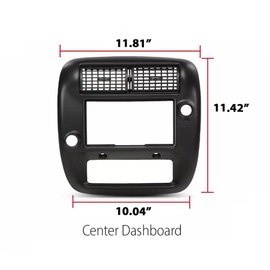 Center Dashboard Dash Radio Panel Fits Ford Ranger 1997 1998 1999 2000 2001 2002 2003 2004 2005 2006, Fits Explorer 1997 1998 1999 2000 2001, 5L5Z1004302JAA 5L5Z-1004302-JAA