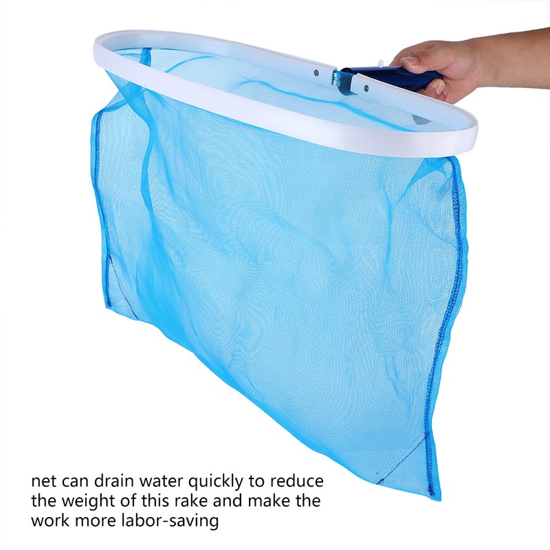Heavy Duty Swimming Pool Leaf Rake Fine Mesh Frame Net