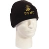 Rothco Embroidered USMC Watch Cap with Gold Eagle, Globe, &
