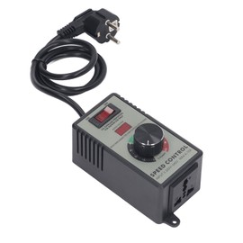 AC Motor Speed Controller Electric Fan Variable Speed Controller With 10A Universal Socket   4000W